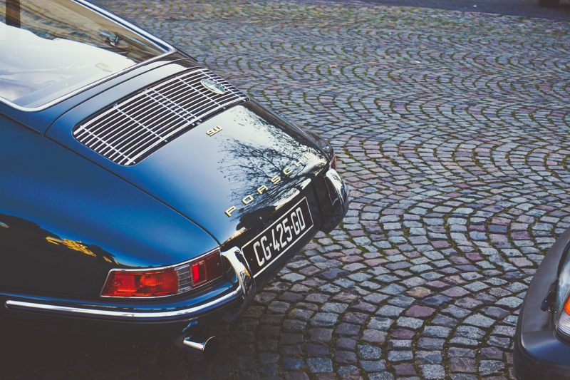 Blue Porsche